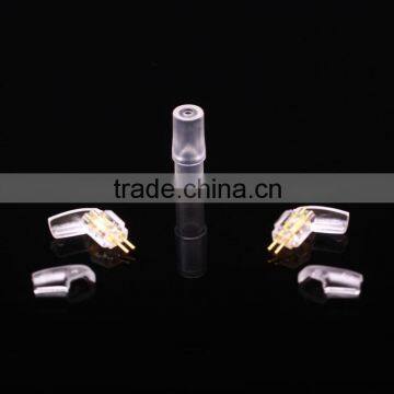 L Shape 0.78mm Earphone Pins Plug Connector For Westone W4r UM3X UM3RC DIY Audio Cables