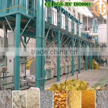 Hongdefa 200 ton/24h maize milling machine for breakfast meal