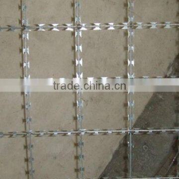 HDG straight welded razor barbed wire (anping manufacturer)