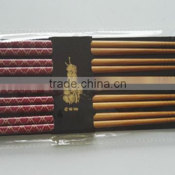 Canton Fair high quality craft lacquer bamboo chopsticks direct factory price