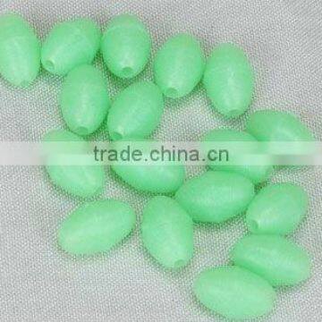 oval plastic fishing bead