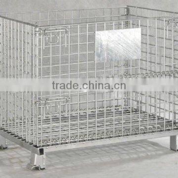 wire containers with castors