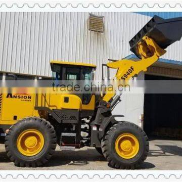 4-тонный погрузчик на колесах ZL40, цена, двигатель мощностью 180 л.с. AS940F photo-3