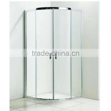 6mm Arc Shape Safety Toughened Glass Shower Room