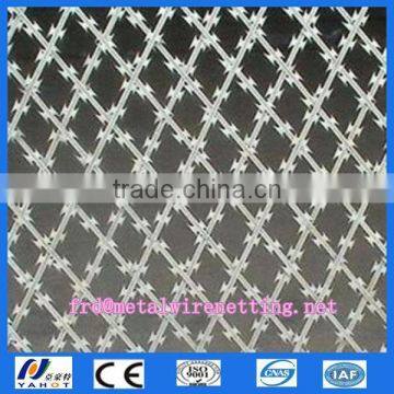 Hot dipped galvanized barbed Razor wire