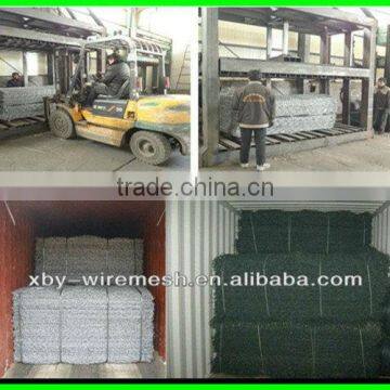 PVC Coated Galvanized Hexagonal Wire Mesh Gabion