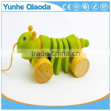 Pull Along insect Wooden Toy wiggles as you pull they make a clicking sound and make a fun baby