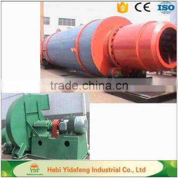 China gold supplier wood flour rotary drum dryer machine