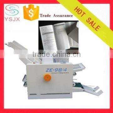 Automatic desktop paper folding machine