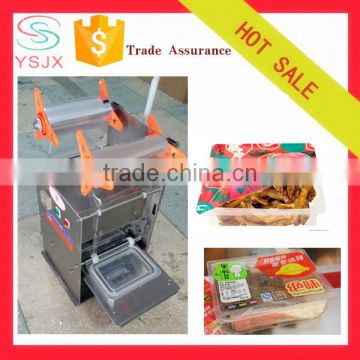 sealing machine for bento / plastic thali / meal tray sealing machine