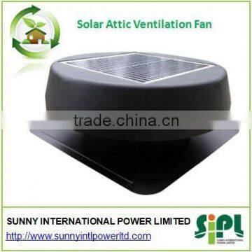 SUNNY FAN 18 Watt Solar Panel Powered Heat Exhaust Residential Roof Ventilation Air Extractor Fan photo-2