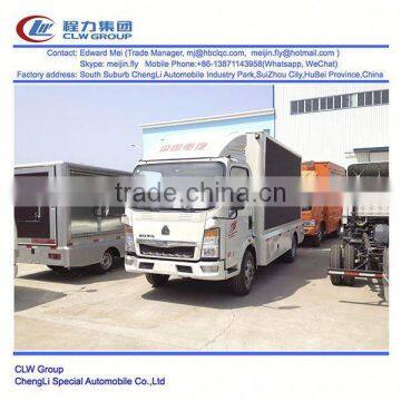 Howo 100 Hp 4*2 Type P10 LED Led Mobile Advertising Vehicle photo-5