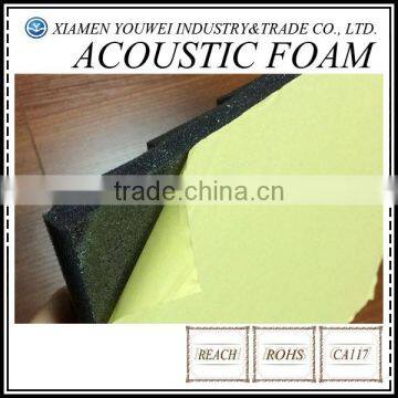 Adhesive backed sticker acoustic polyethylene foam