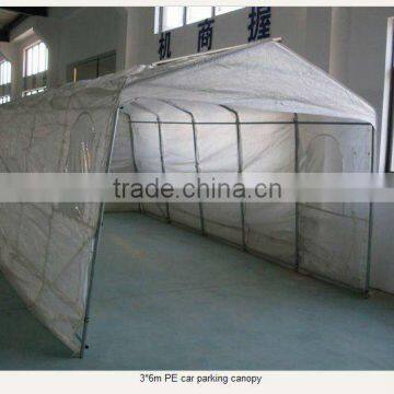 3*6m PE car parking canopy