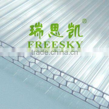 2016 Hot Sale 14mm/16mm/18mm Polycarbonate/plastic Honeycomb Sheet for Greenhouse Building photo-6