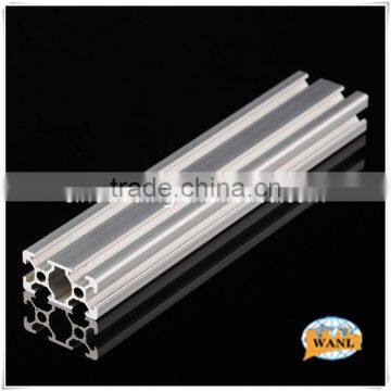 Anodized/powder coated 6063 extruded AL profile for building materials