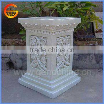 Home and Garden Fiberstone Flower Pot Stand Roman Column for Sale photo-3