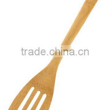 Eco-friendly Bamboo Slotted Spatula Cookware Utensils China photo-2