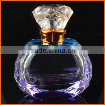 High quality customized clear glass perfume bottle