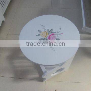 Modern Round Table With Folding Leg/coffee Table/ Leisure Table photo-6