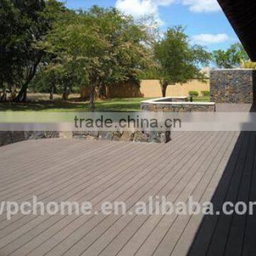 WPC Solid Wood Plastic Composite Decking for Outdoor/outdoor Waterproof Wooden Flooring photo-3