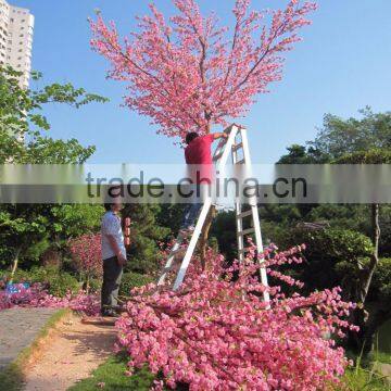 High Simulation Artificial Cherry Blooming Flowering Tree for Outdoor Landscaping photo-2
