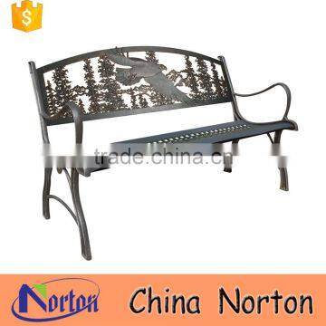 Metal furniture garden eagle design benches outdoor NTIRH-010Y