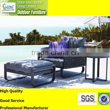 CT2014467 Hotselling Morden PE Rattan 3Pcs Garden Balcony Patio Outdoor Furniture Sofa Set