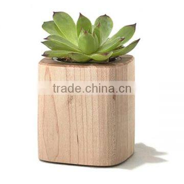 Small Wooden Flower Pot Wooden Wooden Flower Box photo-6