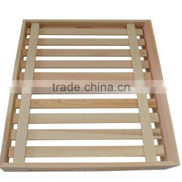 High Quality Simple Hollow wood tray Wooden Serving Trays