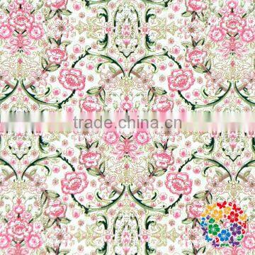 New Arrival Boutique Clothing Flower Fabric Egyptian Organic Cotton Textile Fabric photo-6