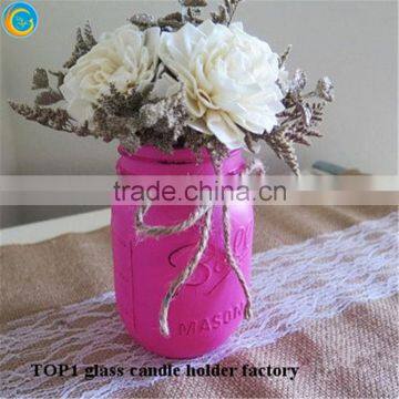 Colored Mason Jars/glass Vases Wholesale photo-4