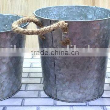 Wholesale village style iron art/wrought iron flower pot