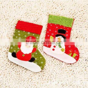 Hot best selling new products alibaba china fabric bulk handmade diy custom felt green red wholesale mini christmas stockings