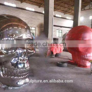 Large Size Metal Skull Decoration Stainless Steel Sculptures photo-2