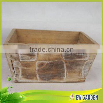 Wooden Ecologically Cheap Garden Decoration Rectangular Planter photo-6