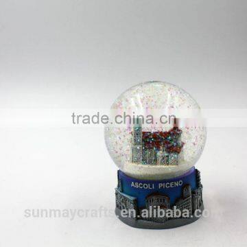 Custom Polyresin Italia Ascoli Piceno Souvenir Snow Globe for Sale photo-2