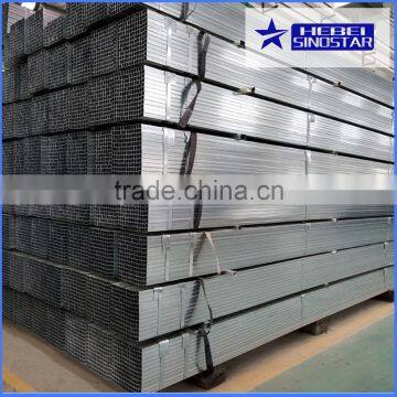 Hot Sale Raw Material Pre Galvanized Steel Pipes Size
