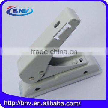 Hwan office use colorful metal three hole paper punch