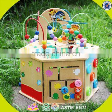 2017 Wholesale Baby Wooden Function Toy Multi Kids Wooden Function Toy Funny Children Wooden Function Toy W11B081 photo-6