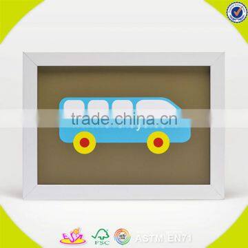 2017 wholesale cartoon wooden kids wall art new design hanging painting wooden kids wall art best wooden kids wall art W09D022