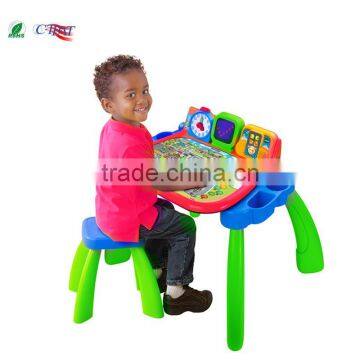 Children Touch Screen Leaning Desk , Touch And Learn Activity Table Set From Dongguan ICTI Factory photo-3