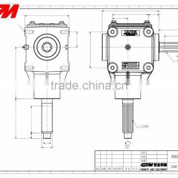 1.5:1 Ratio Gearbox for Grain Storage Transmission
