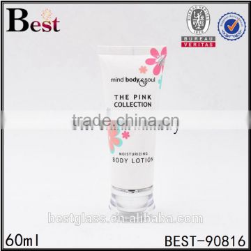 60ml 2oz cosmetic plastic tube packaging for hand cream