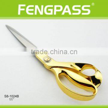 S8-1024B 11" Stainless Steel Blades With Zinc Alloy Handle Tailoring Scissors