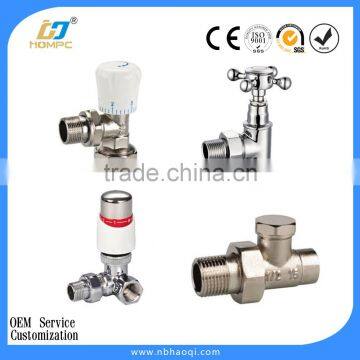 EN215 brass radiator valves for heating system