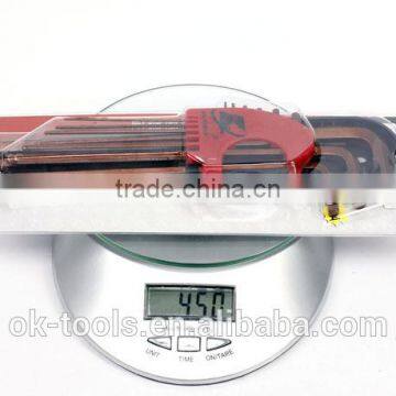 Ok-Tools China Manufactruer 9pcs Extra Long Arm Ball Point Long Hex Key Set Metric photo-3