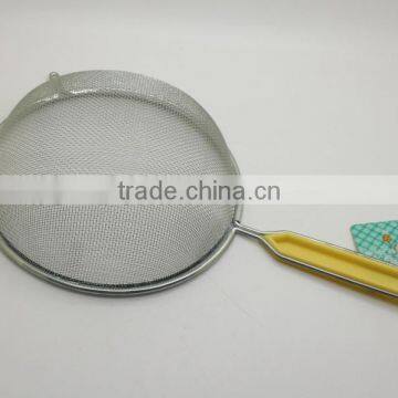 Kitchen Accessories Stainless Steel Cooking Splatter Screen With Plastic Handle for Splatter Cuard Fits photo-5