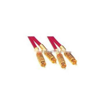 Metal Handle Audio Cable With Protective VK30253