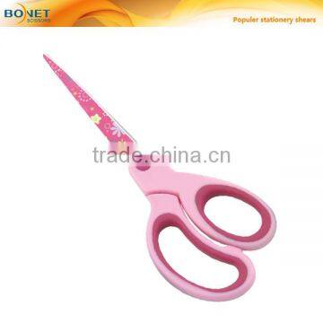S62003P 6-1/2" 2014 New Style Soft Grip Handle Stationery Multi Colour Scissors